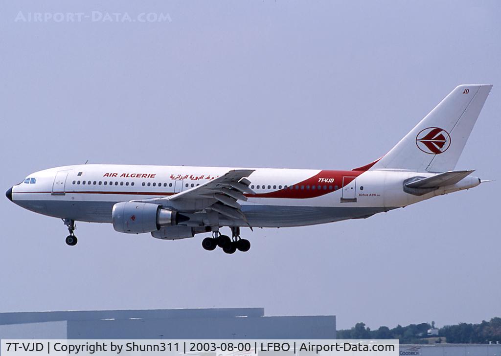 7T-VJD, 1984 Airbus A310-203 C/N 293, Landing rwy 14L