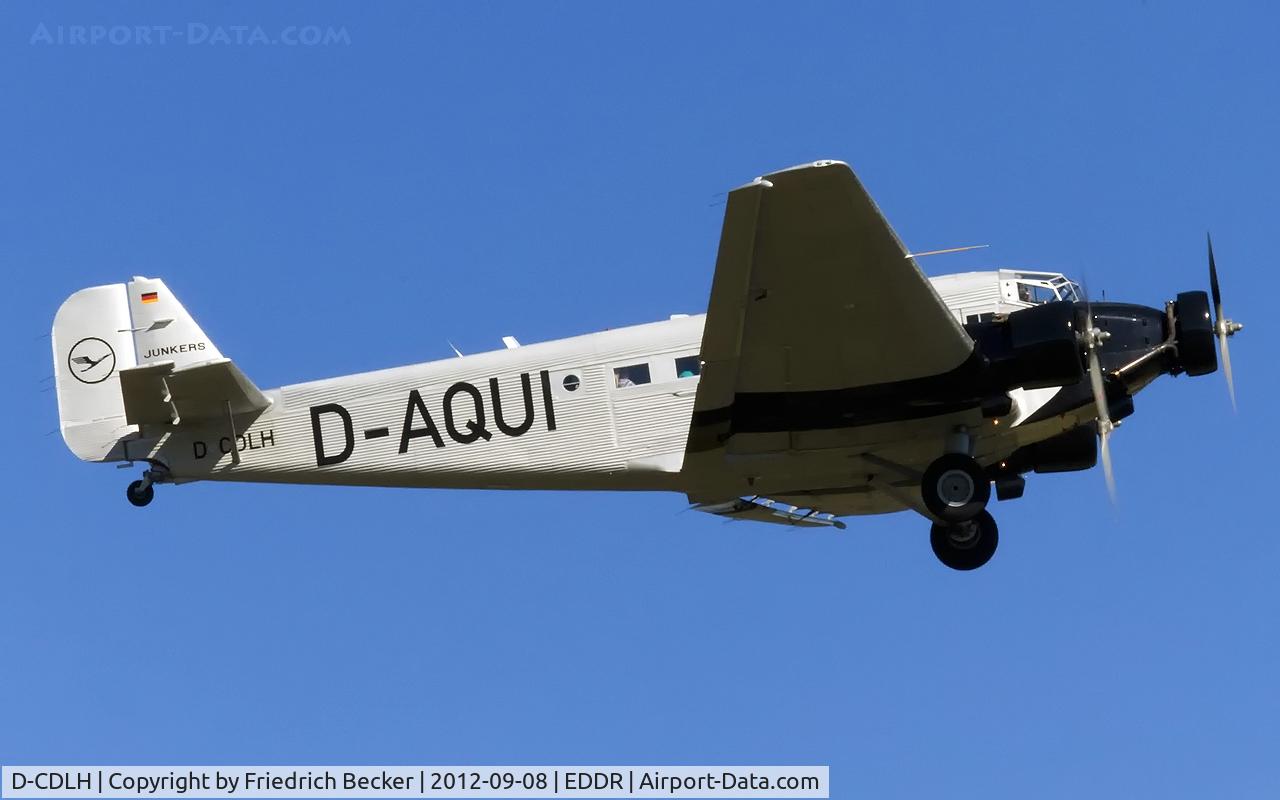 D-CDLH, 1936 Junkers Ju-52/3m C/N 130714, departure on a sightseeing flight