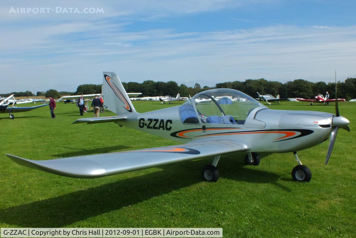 G-ZZAC, 2007 Aerotechnik EV-97 Eurostar C/N PFA 315-14642, at the at the LAA Rally 2012, Sywell