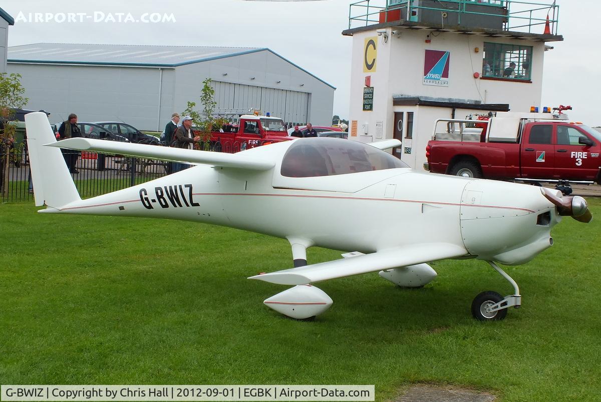 G-BWIZ, 1996 QAC Quickie Tri Q200 C/N PFA 094-12330, at the at the LAA Rally 2012, Sywell
