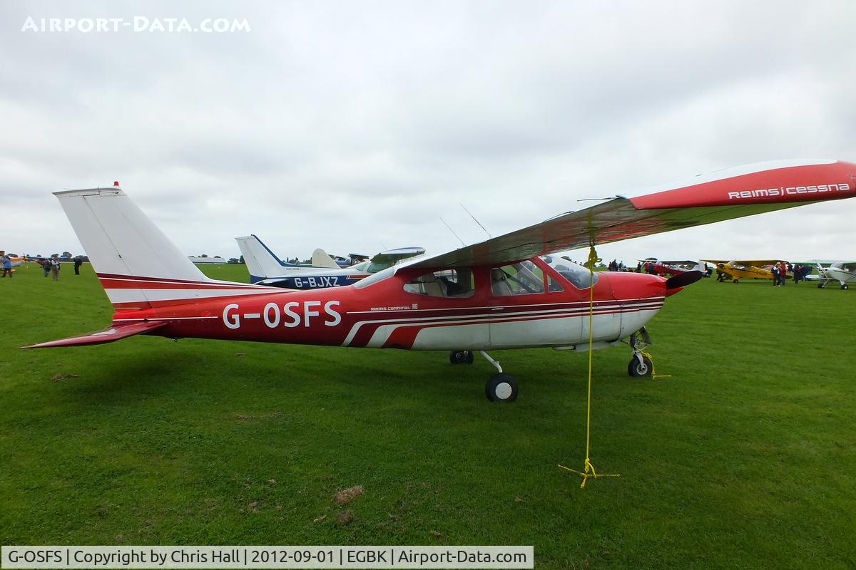 G-OSFS, 1973 Reims F177RG Cardinal RG C/N 177RG0082, at the at the LAA Rally 2012, Sywell