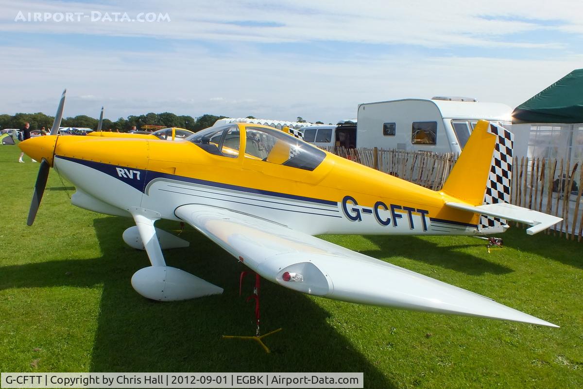 G-CFTT, 2009 Vans RV-7 C/N PFA 323-14405, at the at the LAA Rally 2012, Sywell