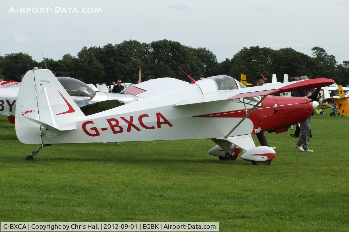 G-BXCA, 1997 Hapi Cygnet SF-2A C/N PFA 182-12921, at the at the LAA Rally 2012, Sywell