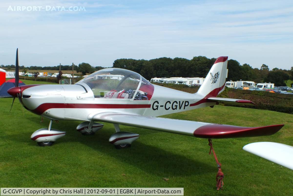 G-CGVP, 2011 Aerotechnik EV-97 Eurostar C/N LAA 315-15047, at the at the LAA Rally 2012, Sywell
