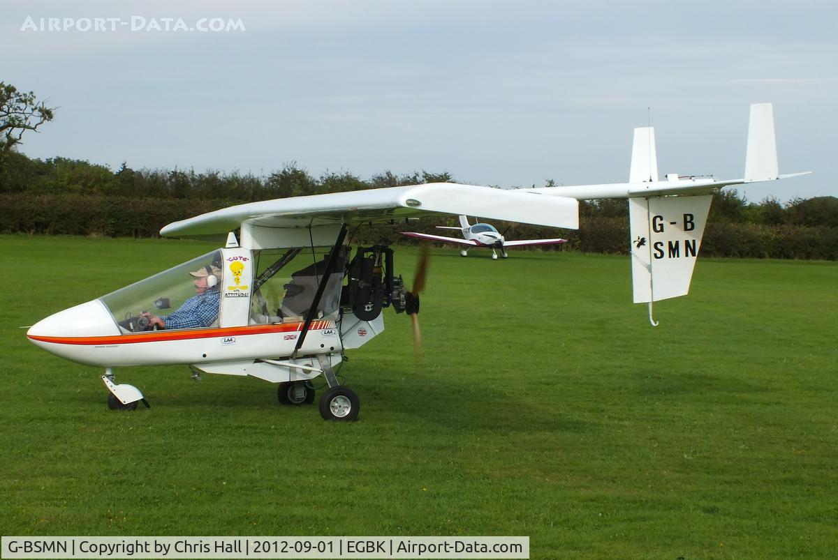 G-BSMN, 1990 CFM Streak Shadow C/N PFA 161-11656, at the at the LAA Rally 2012, Sywell