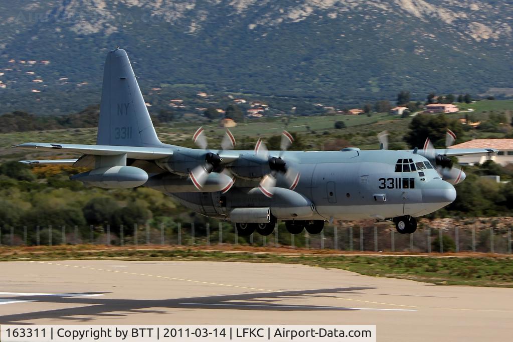 163311, 1986 Lockheed KC-130T Hercules C/N 382-5087, Landing 18
