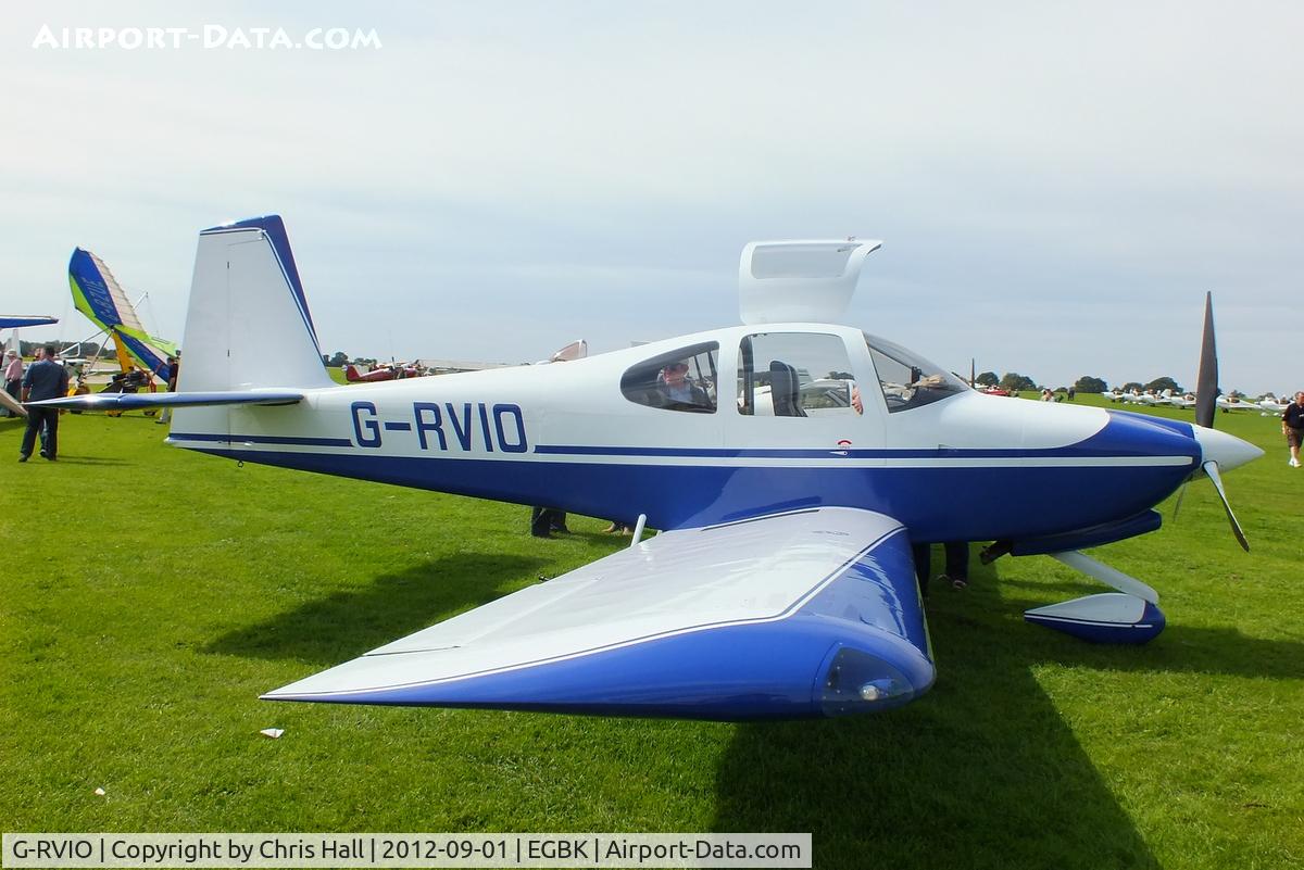 G-RVIO, 2006 Vans RV-10 C/N PFA 339-14547, at the at the LAA Rally 2012, Sywell