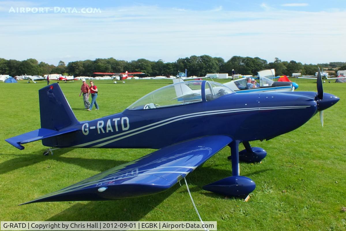 G-RATD, 2009 Vans RV-8 C/N PFA 303-13839, at the at the LAA Rally 2012, Sywell