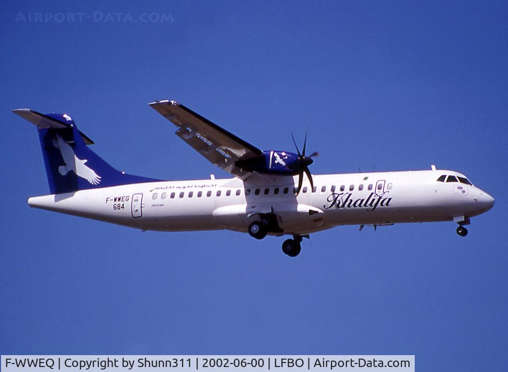 F-WWEQ, 2005 ATR 72-212A C/N 694, C/n 0694 - To be 7T-VVS but ntu due to Khalifa Airways financial crisis.