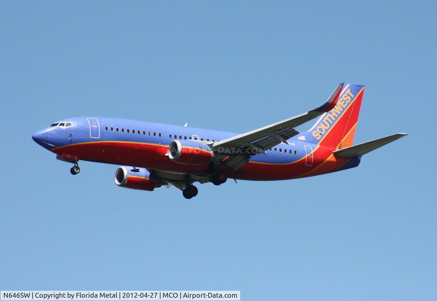 N646SW, 1997 Boeing 737-3H4 C/N 28331, Southwest 737