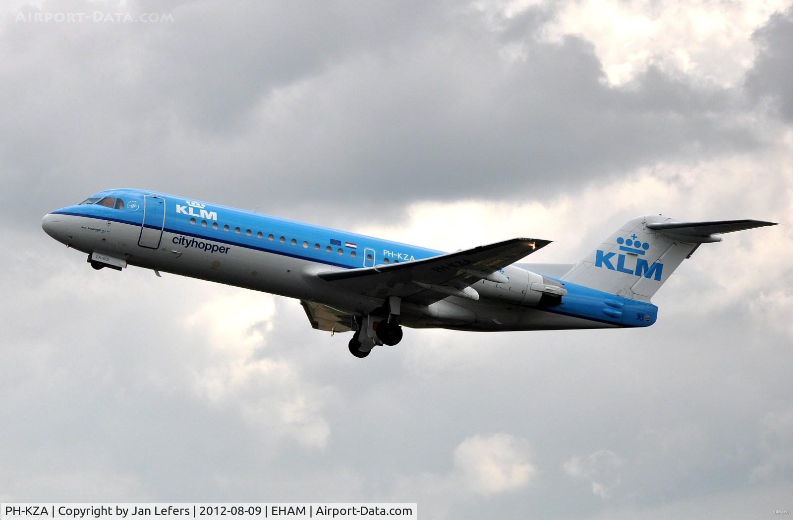 PH-KZA, 1996 Fokker 70 (F-28-070) C/N 11567, KLM Fokker