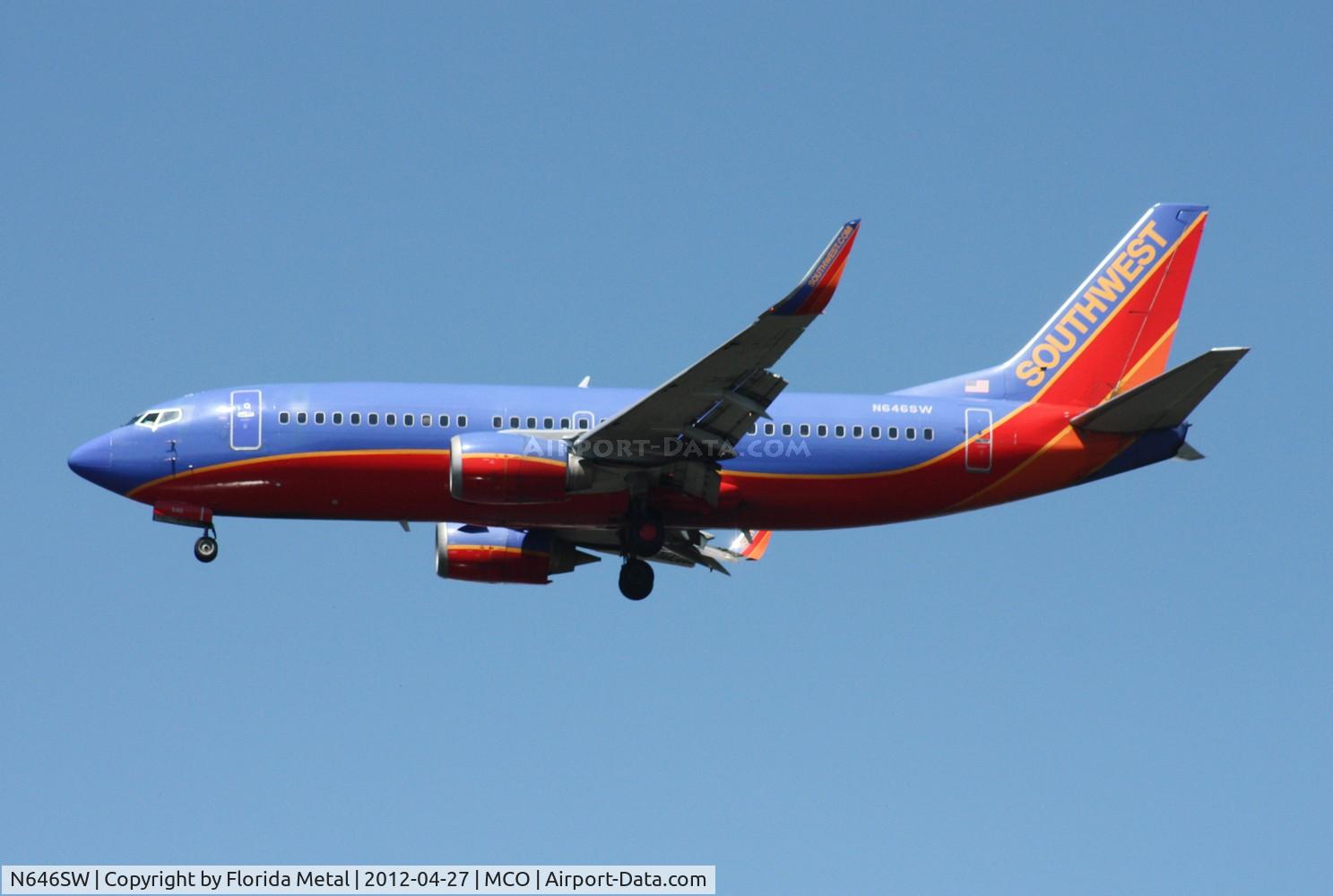 N646SW, 1997 Boeing 737-3H4 C/N 28331, Southwest 737