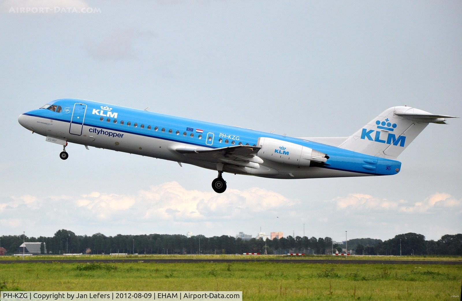 PH-KZG, 1996 Fokker 70 (F-28-0070) C/N 11578, KLM Fokker