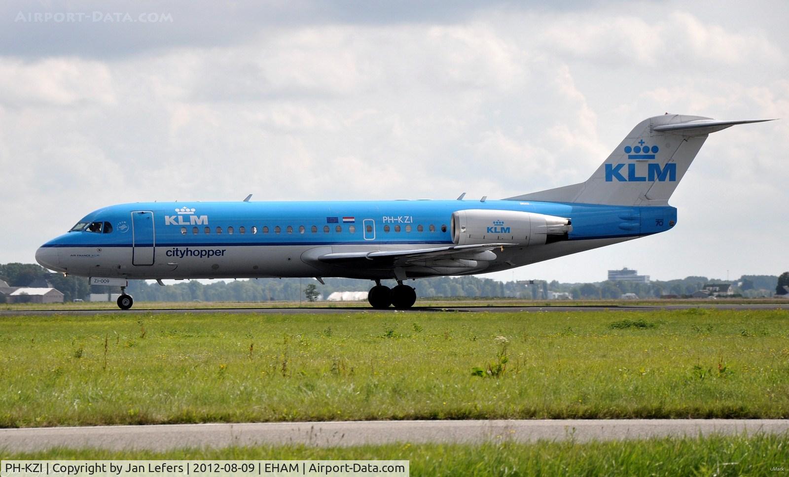 PH-KZI, 1997 Fokker 70 (F-28-0070) C/N 11579, KLM Fokker