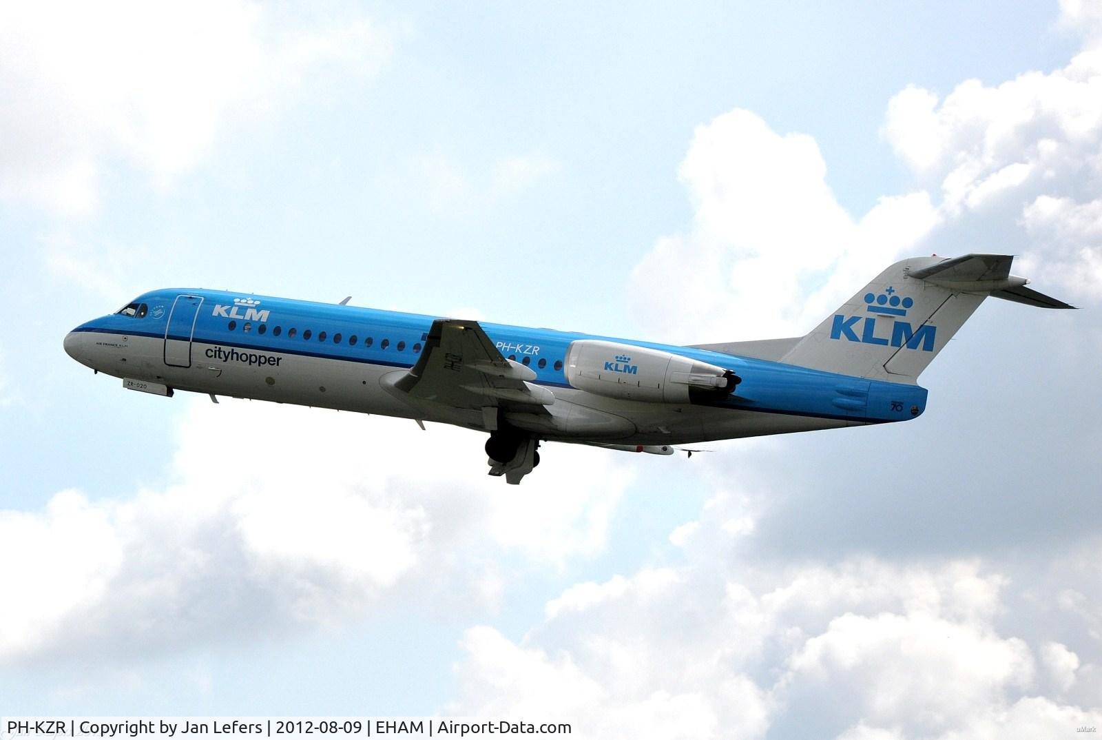 PH-KZR, 1995 Fokker 70 (F-28-0070) C/N 11551, KLM Fokker