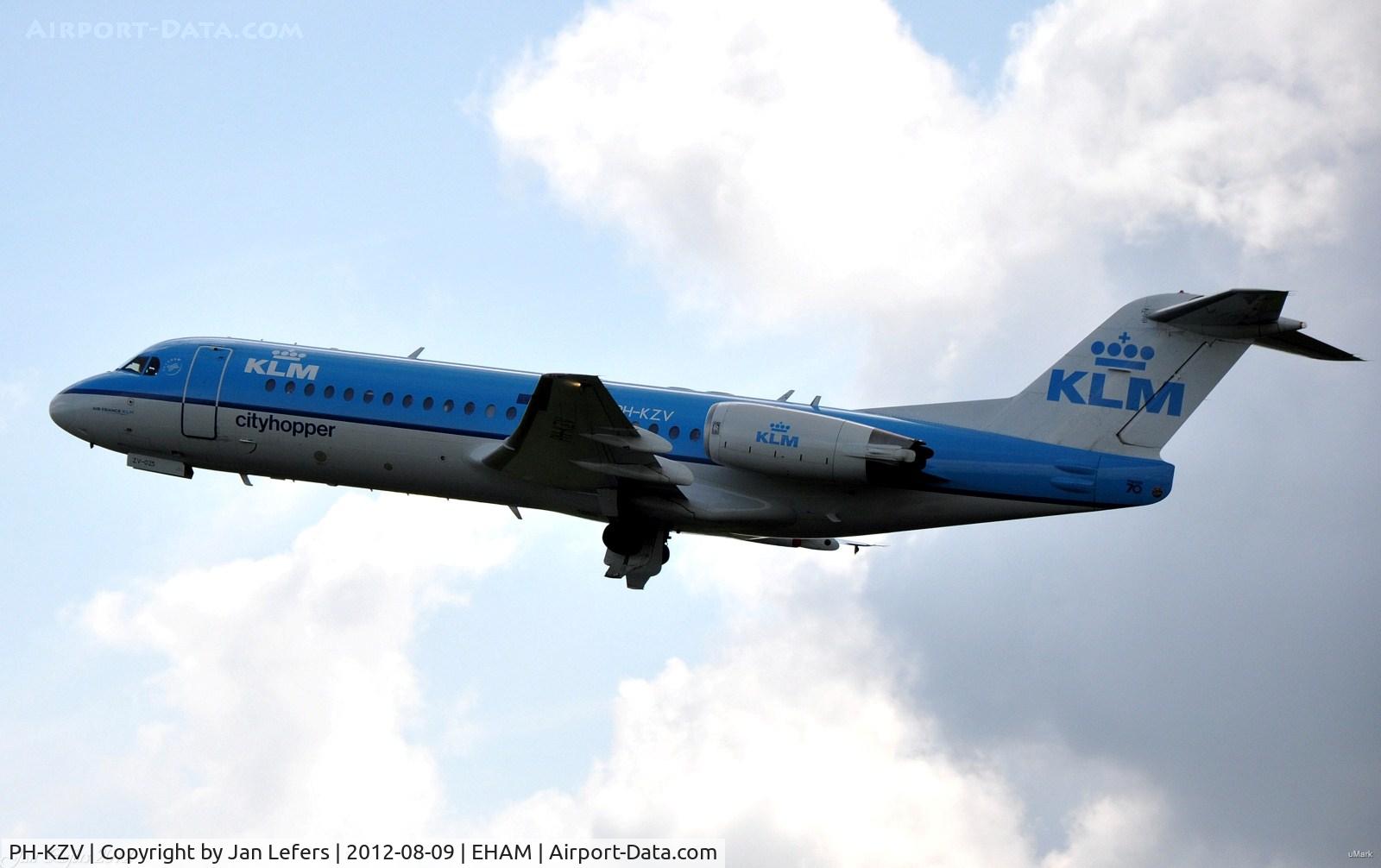 PH-KZV, 1995 Fokker 70 (F-28-0070) C/N 11556, KLM Fokker