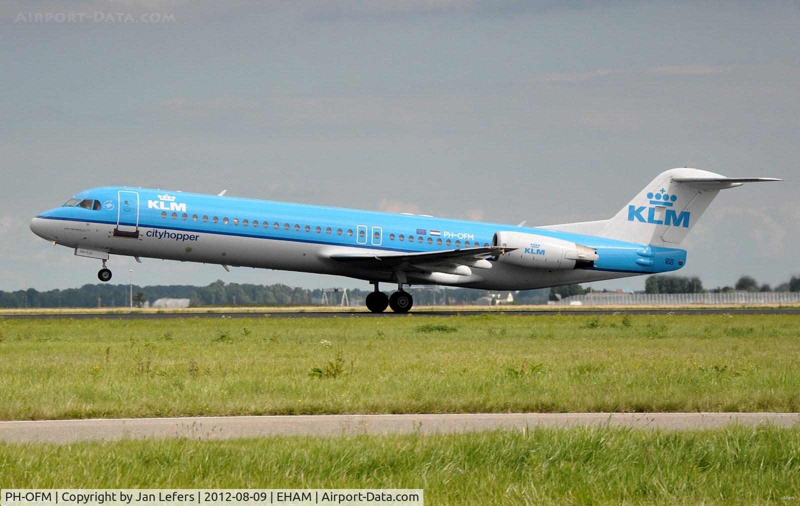 PH-OFM, 1993 Fokker 100 (F-28-0100) C/N 11475, KLM Fokker