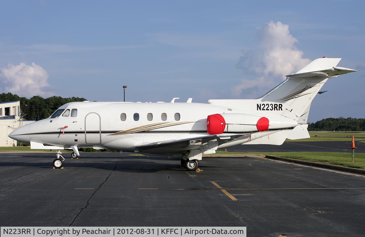 N223RR, 1972 Hawker Siddeley BH.125-400A C/N NA775, AT FFC Cirrus Ramp (Falcon Aviation)