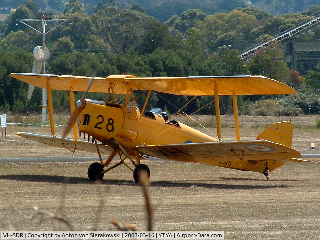 VH-SDR, 1940 De Havilland DH-82A Tiger Moth II C/N 83247, VH-SDR @ YTYA Tyabb 2003 PAC Air Show