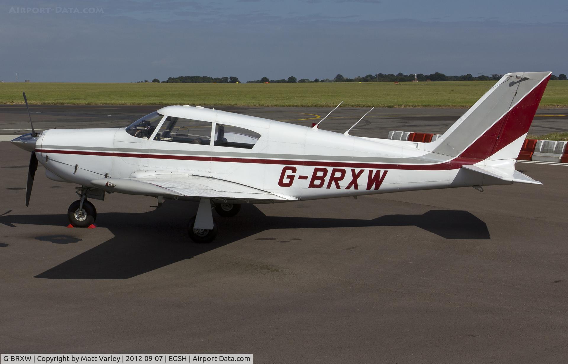 G-BRXW, 1964 Piper PA-24-260 Comanche C/N 24-4069, Sat on stand at SaxonAir