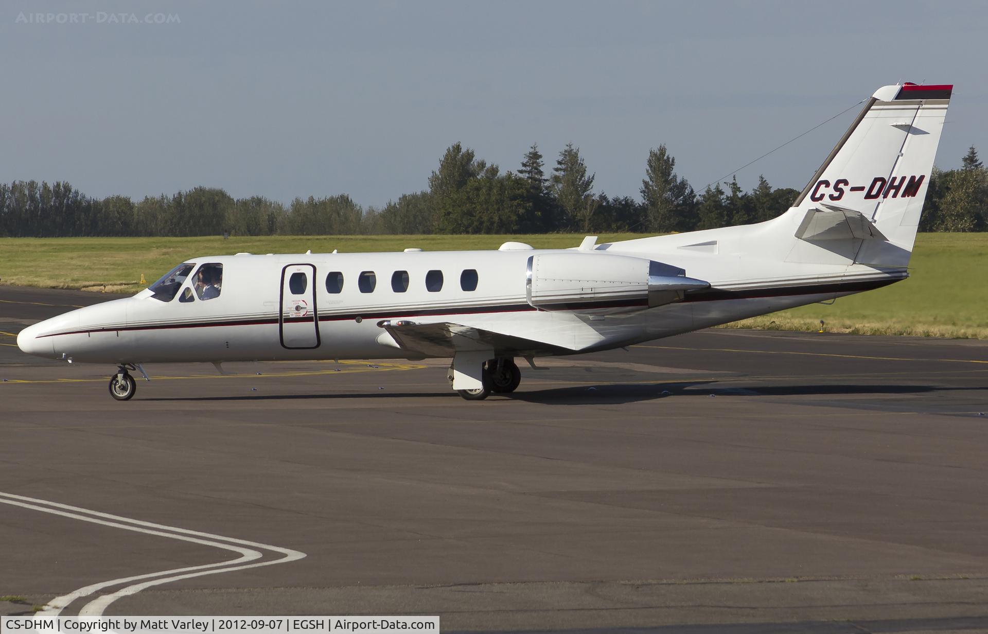CS-DHM, 2004 Cessna 550 Citation Bravo C/N 550-1093, Arriving at SaxonAir.