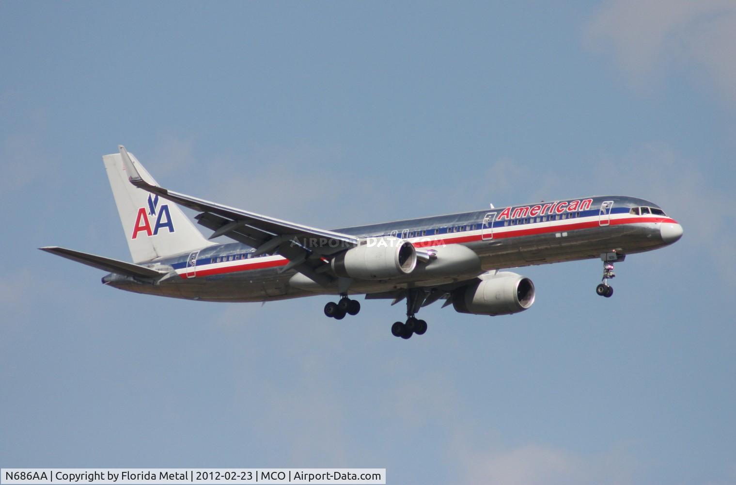 N686AA, 1992 Boeing 757-223 C/N 25343, American 757
