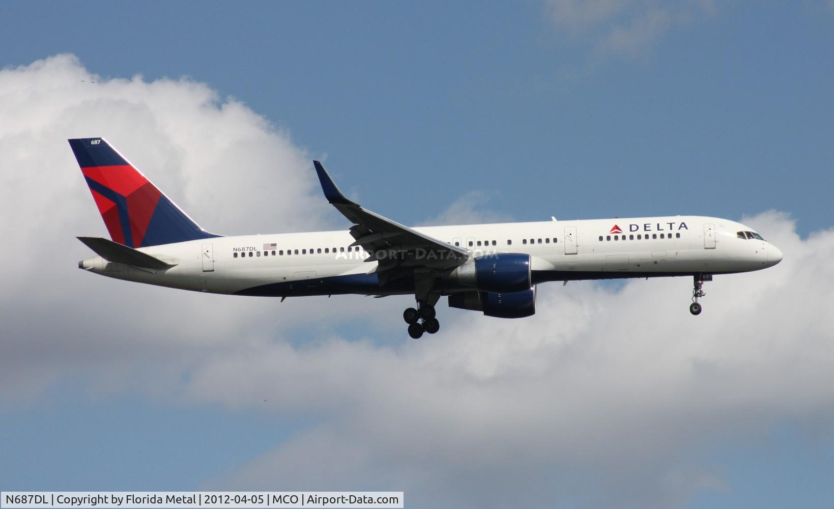 N687DL, 1998 Boeing 757-232 C/N 27586, Delta 757