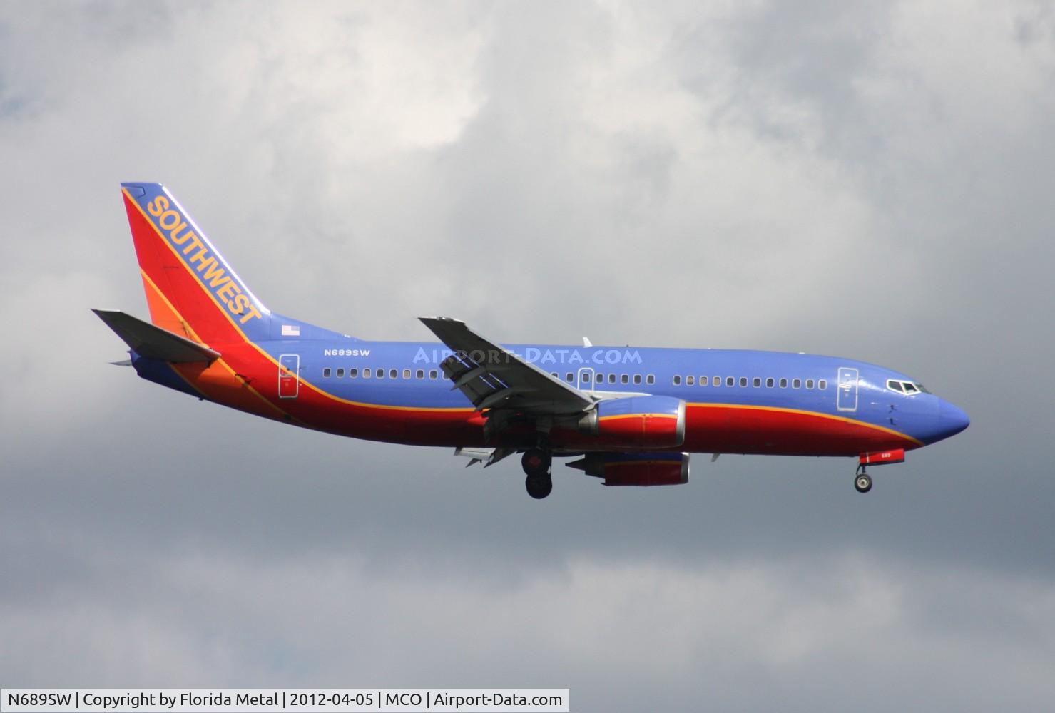 N689SW, 1985 Boeing 737-3Q8 C/N 23387, Southwest 737-300