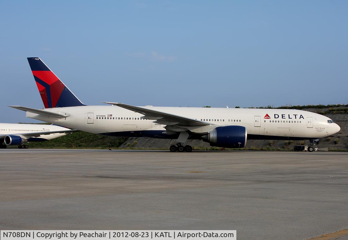 N708DN, 2009 Boeing 777-232/LR C/N 39254, At ATL  DELTA TechOps