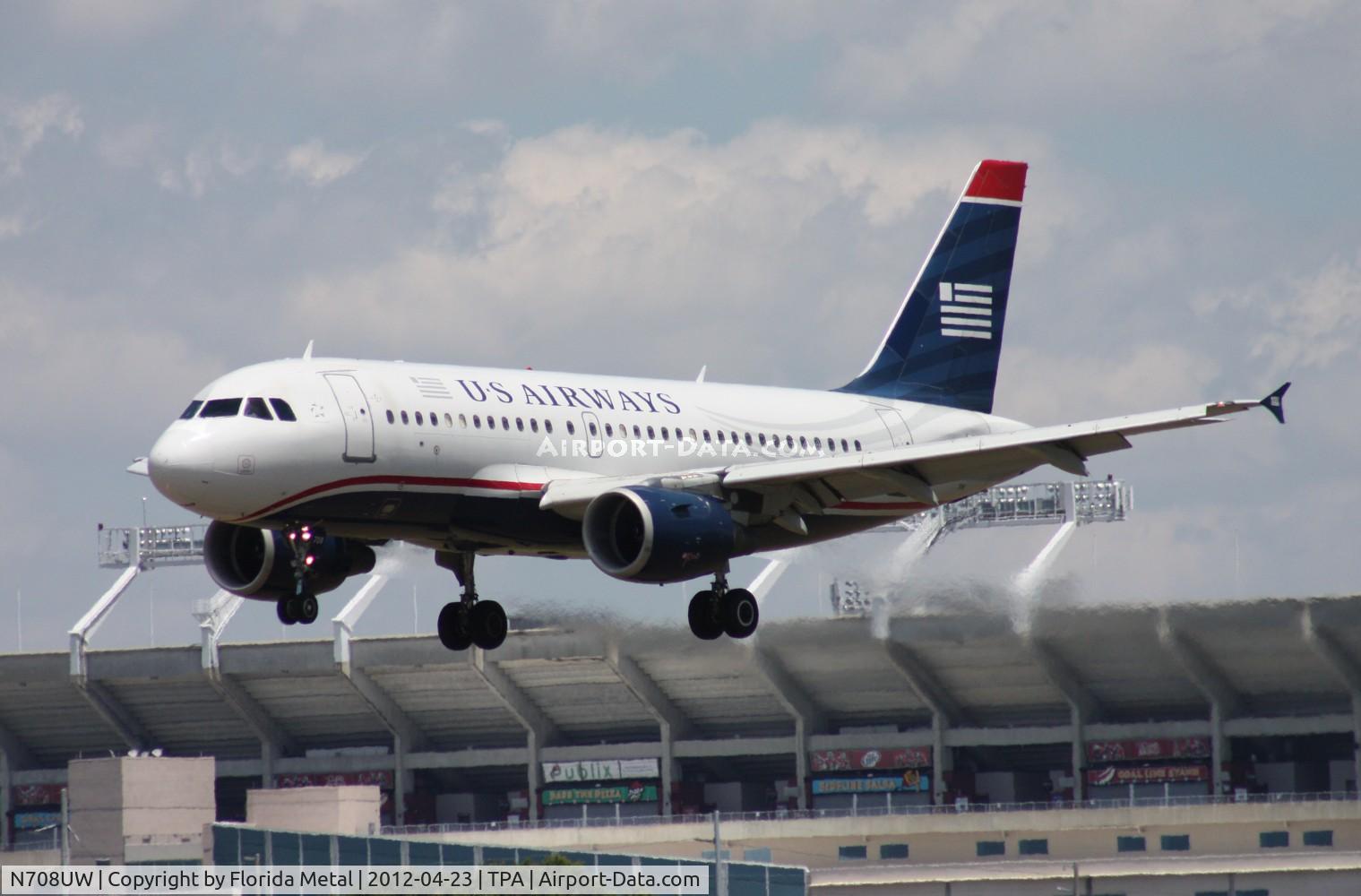 N708UW, 1999 Airbus A319-112 C/N 0972, US Airways A319