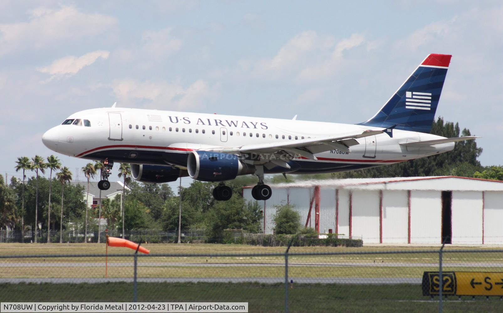 N708UW, 1999 Airbus A319-112 C/N 0972, US Airways A319