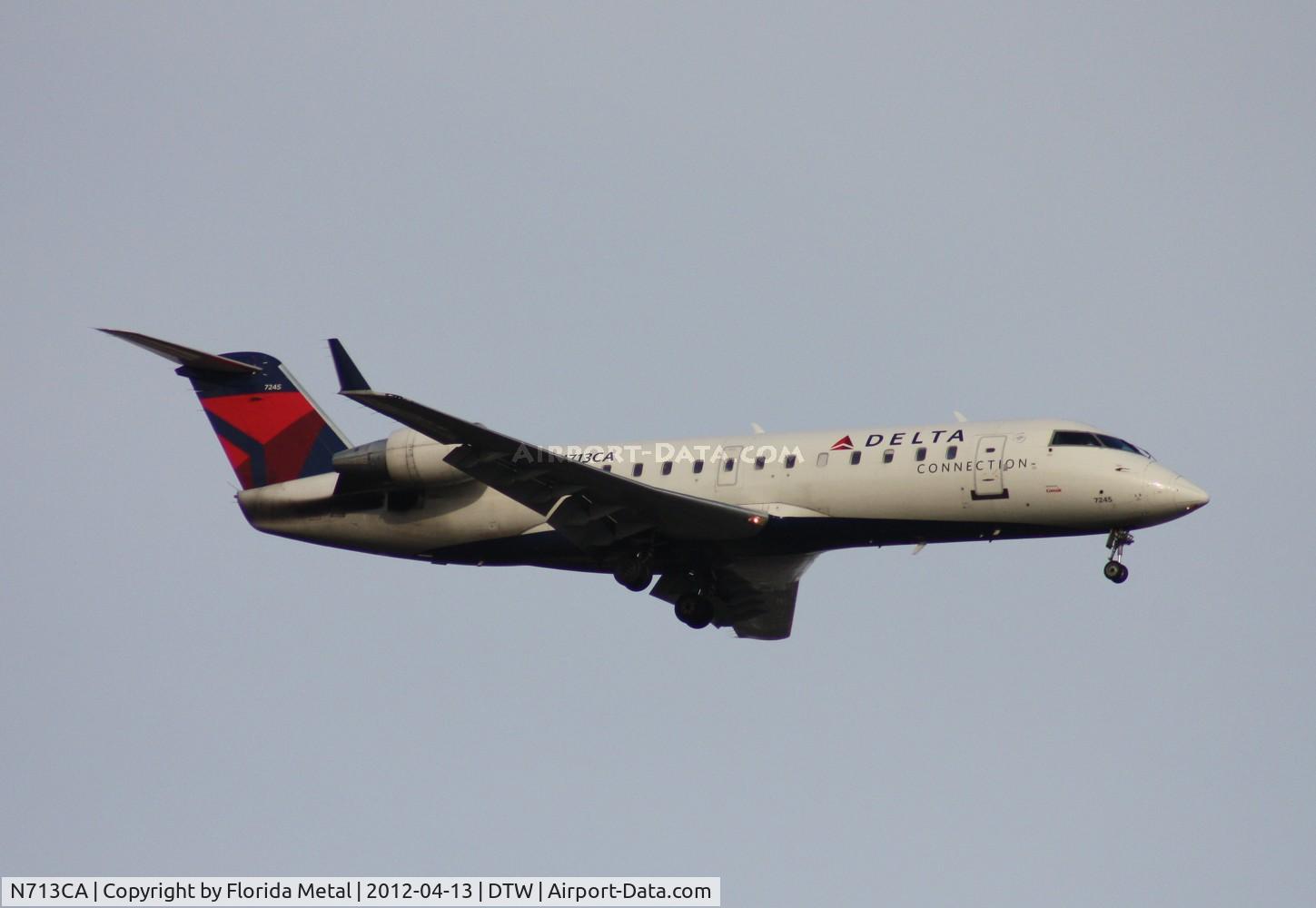 N713CA, 1998 Bombardier CRJ-100ER (CL-600-2B19) C/N 7245, Comair CRJ