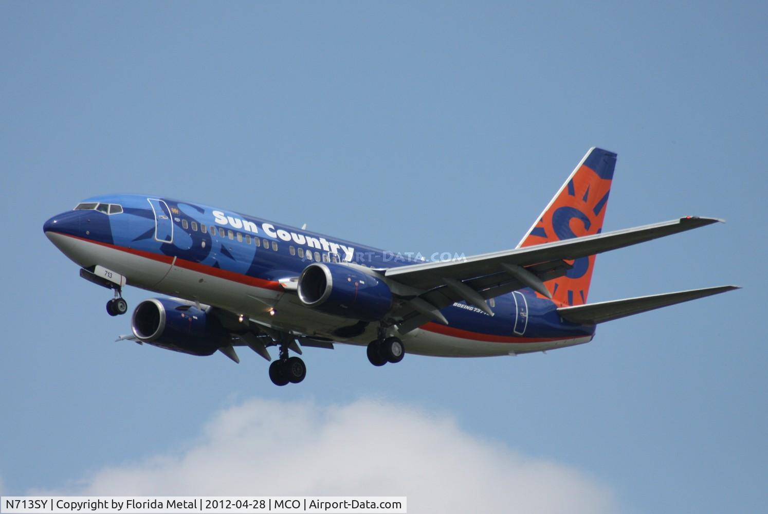 N713SY, 2000 Boeing 737-7Q8 C/N 30635, Sun Country 737-700