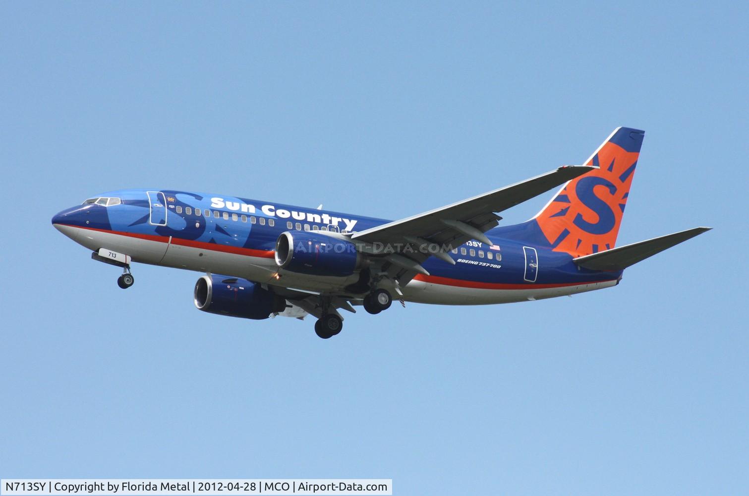 N713SY, 2000 Boeing 737-7Q8 C/N 30635, Sun Country 737-700