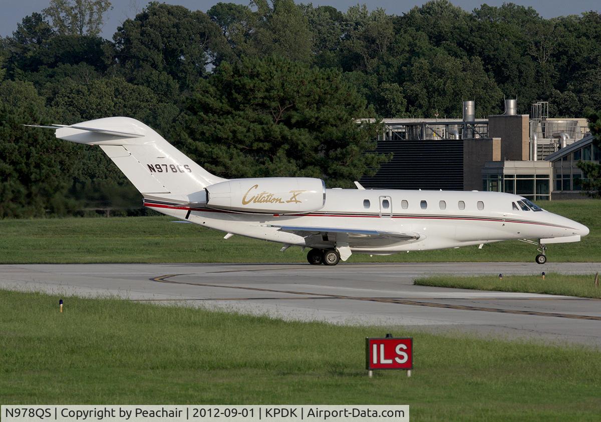 N978QS, 2002 Cessna 750 Citation X Citation X C/N 750-0187, 