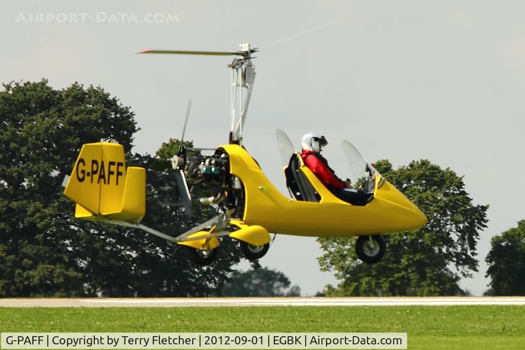 G-PAFF, 2011 Rotorsport UK MTOsport C/N RSUK/MTOS/039, 2012 Light Aircraft Association (LAA) Rally at Sywell UK