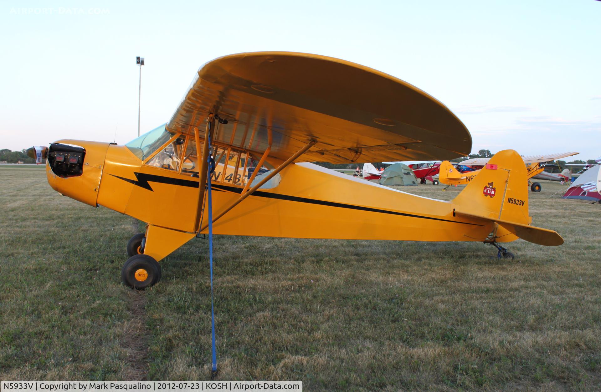 N5933V, 1942 Piper J3F-65 Cub C/N 8667, Piper J3F-65