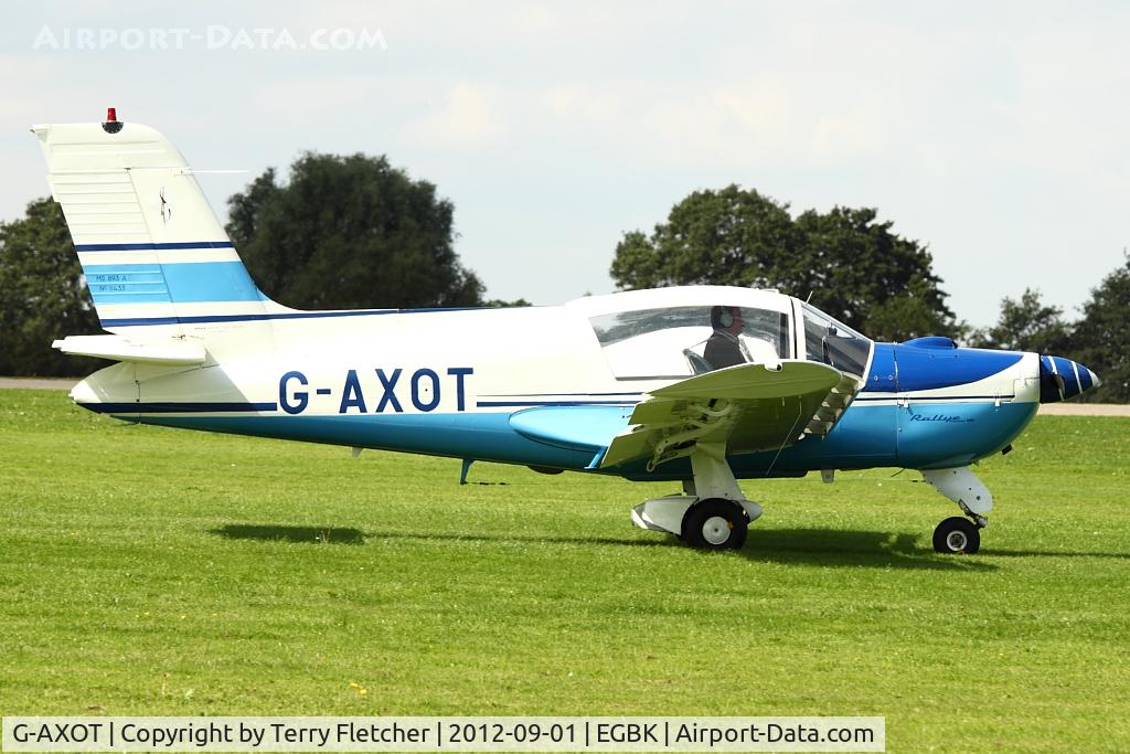 G-AXOT, 1969 Socata MS-893A Rallye Commodore 180 C/N 11433, 1969 Socata MS-893A Rallye Commodore 180, c/n: 11433
