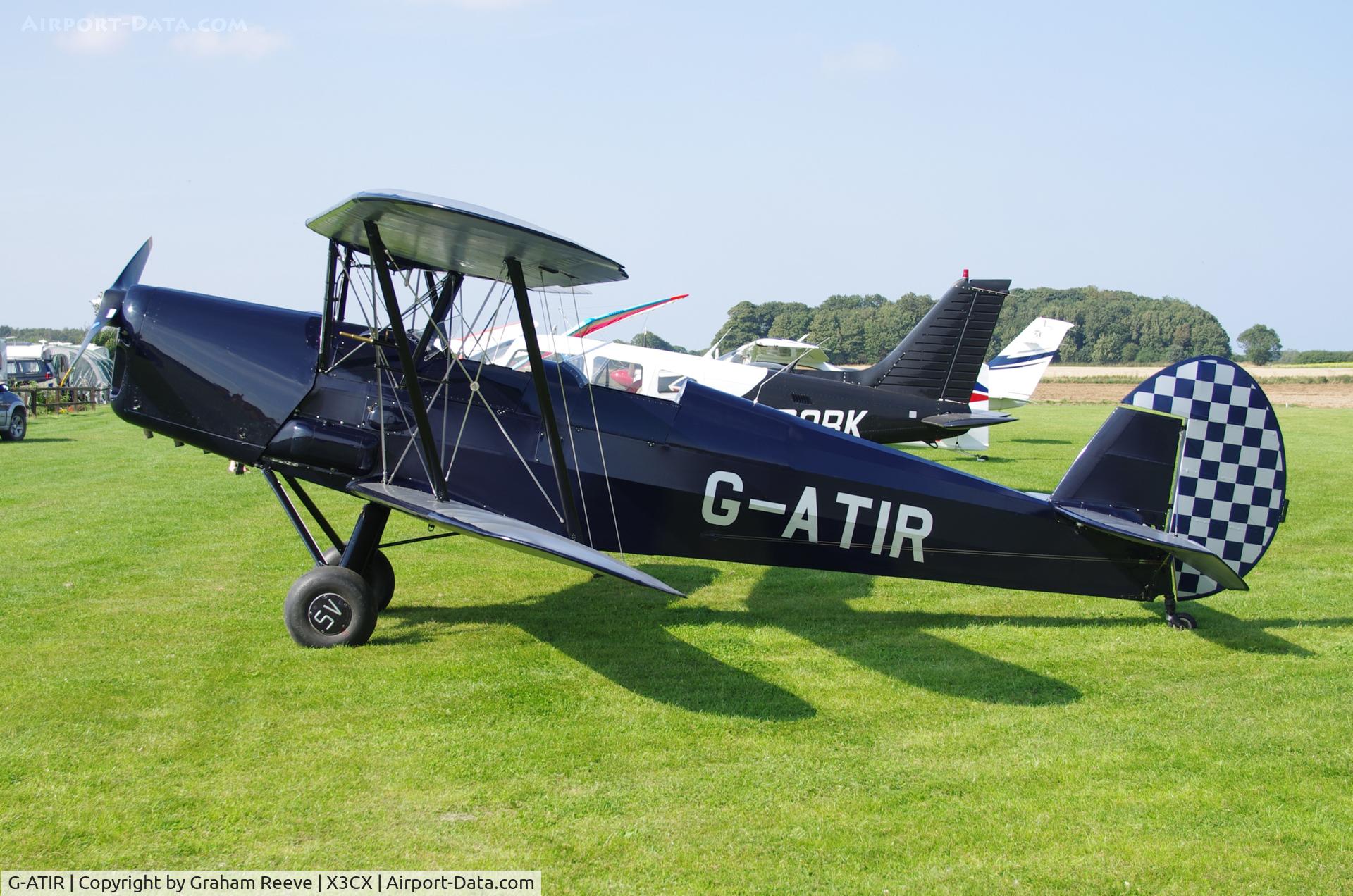 G-ATIR, 1948 Stampe-Vertongen SV-4C C/N 1047, Parked in the sun.