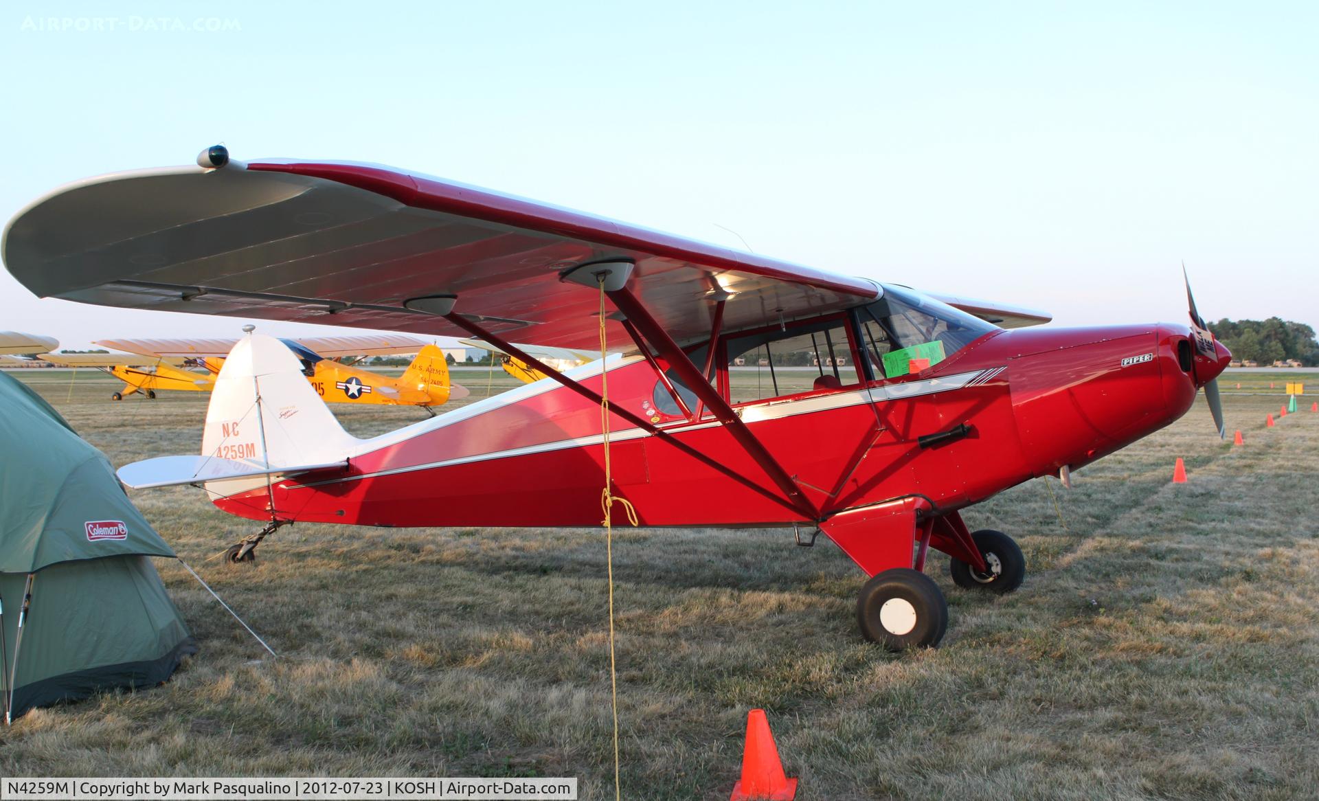 N4259M, Piper PA-12 Super Cruiser C/N 12-3153, Piper PA-12