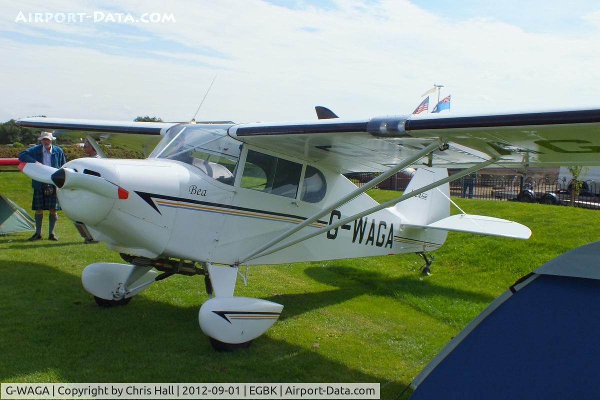 G-WAGA, 1987 Wag-Aero Wag-a-Bond C/N PFA 137-10886, at the at the LAA Rally 2012, Sywell