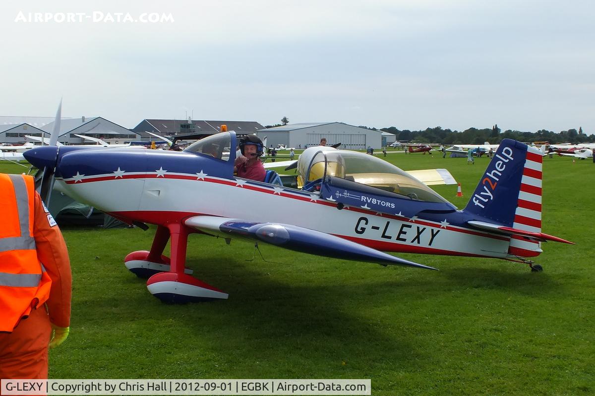 G-LEXY, 2010 Vans RV-8 C/N 303-14756, at the at the LAA Rally 2012, Sywell
