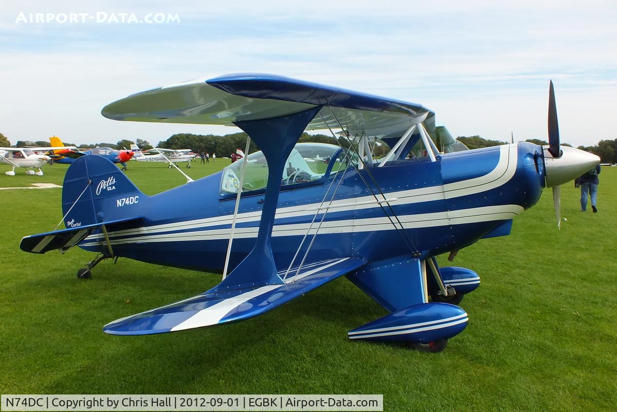 N74DC, 1980 Aerotek Pitts S-2A Special C/N 2228, at the at the LAA Rally 2012, Sywell