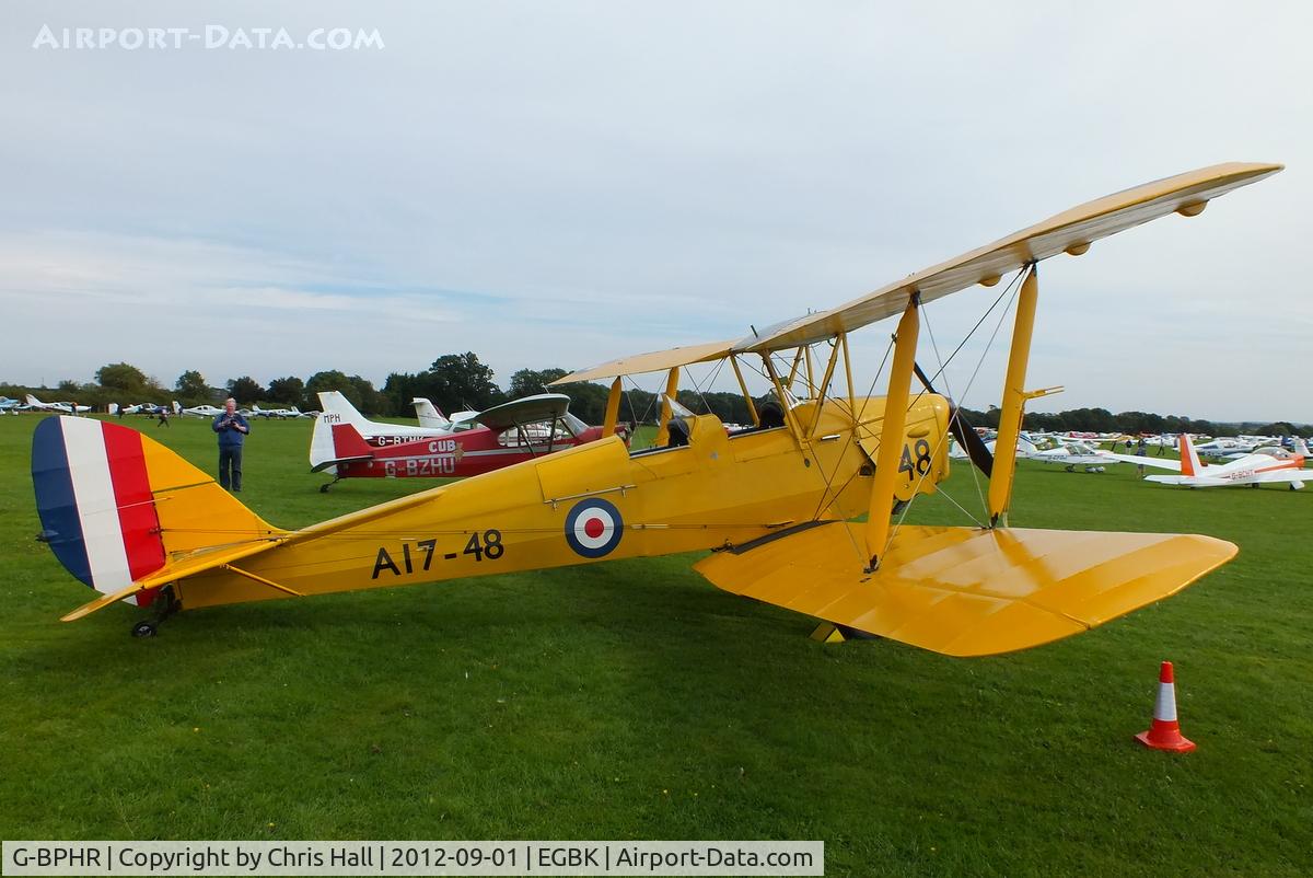 G-BPHR, 1940 De Havilland Australia DH-82A Tiger Moth C/N DHA45, at the at the LAA Rally 2012, Sywell