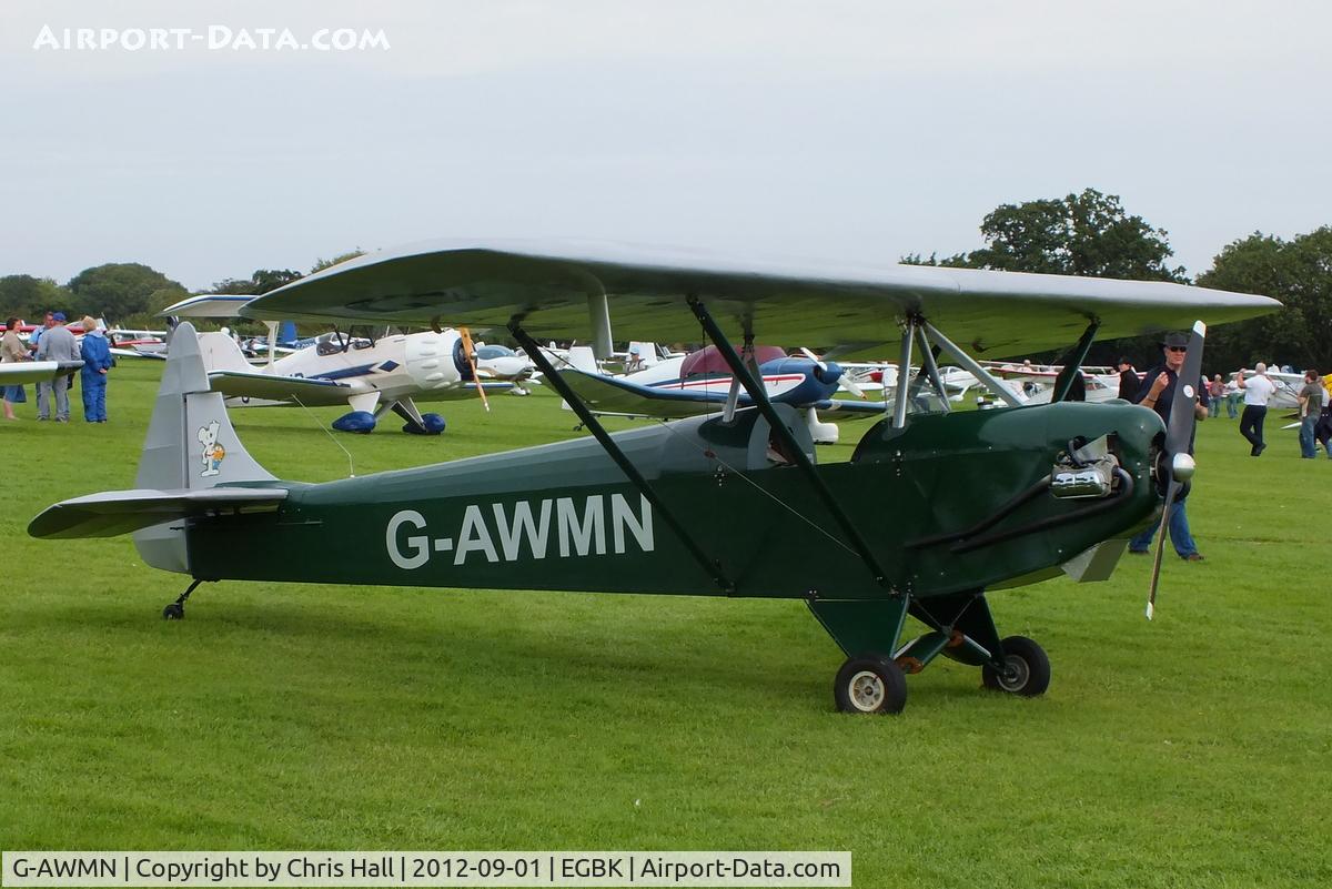 G-AWMN, 1987 Luton LA-4A Minor C/N PFA 827, at the at the LAA Rally 2012, Sywell