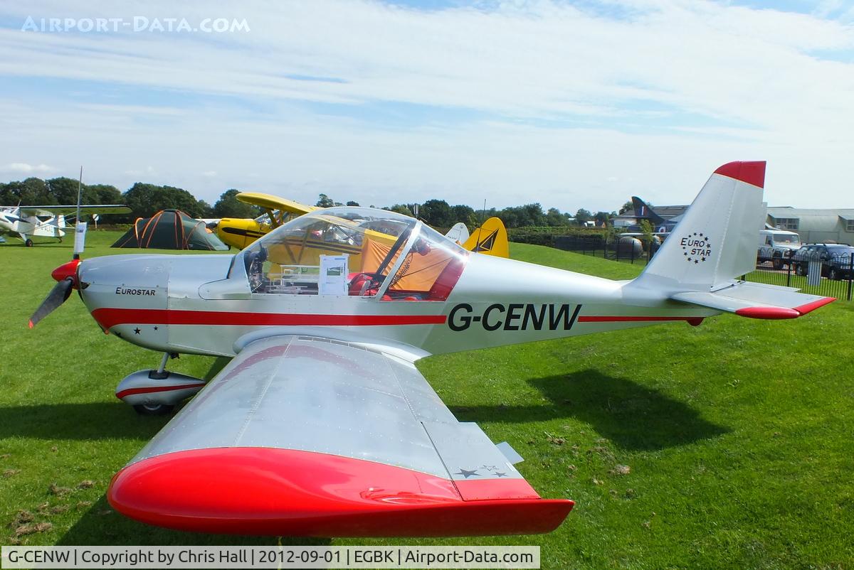 G-CENW, 2007 Aerotechnik EV-97 Eurostar C/N PFA 315-14612, at the at the LAA Rally 2012, Sywell