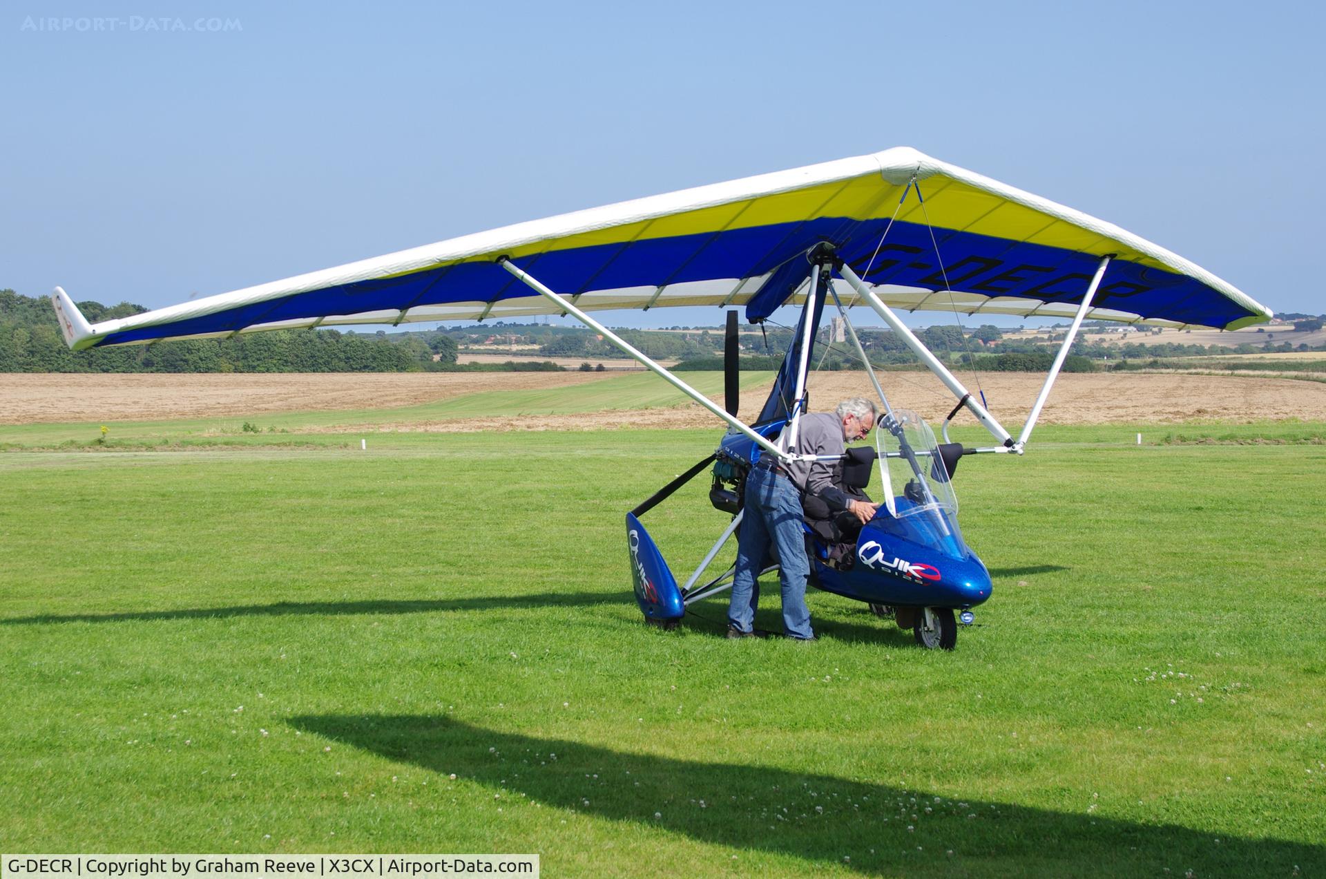 G-DECR, 2010 P&M Aviation QuikR C/N 8521, Parked at Northrepps.