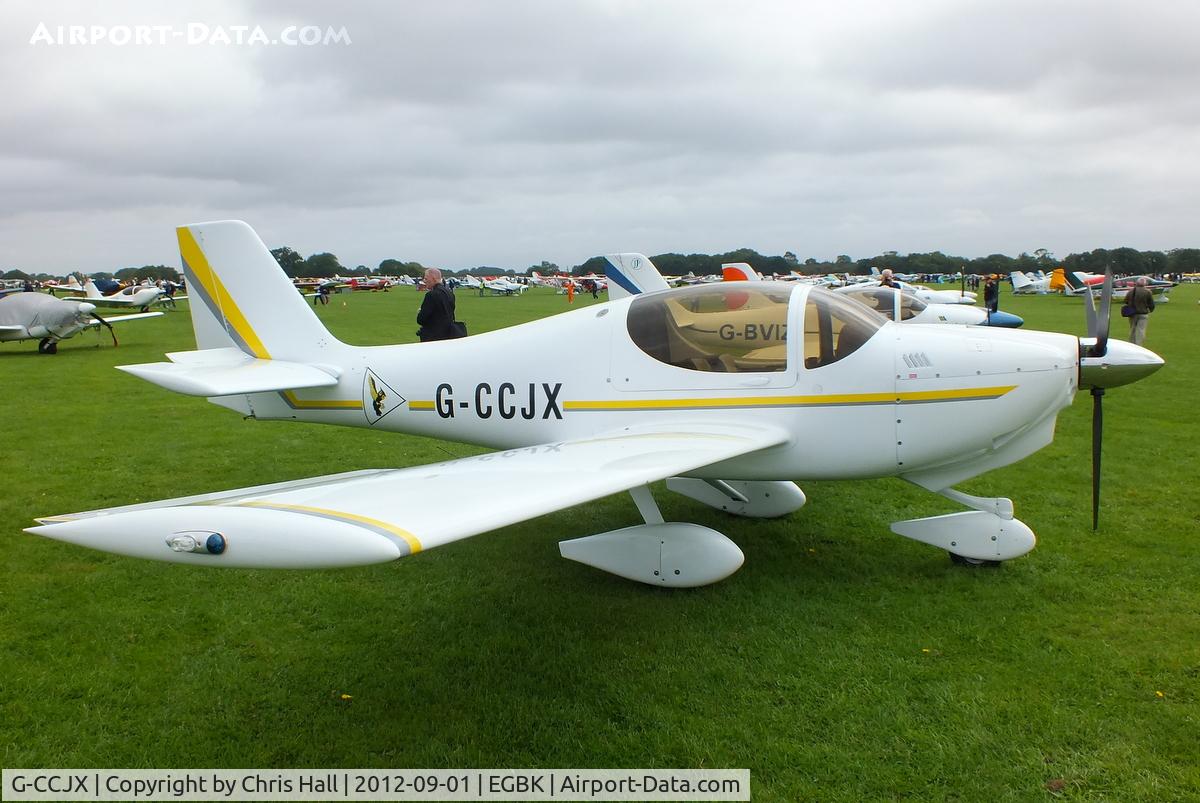 G-CCJX, 2006 Europa XS Tri-Gear C/N PFA 247-13727, at the at the LAA Rally 2012, Sywell