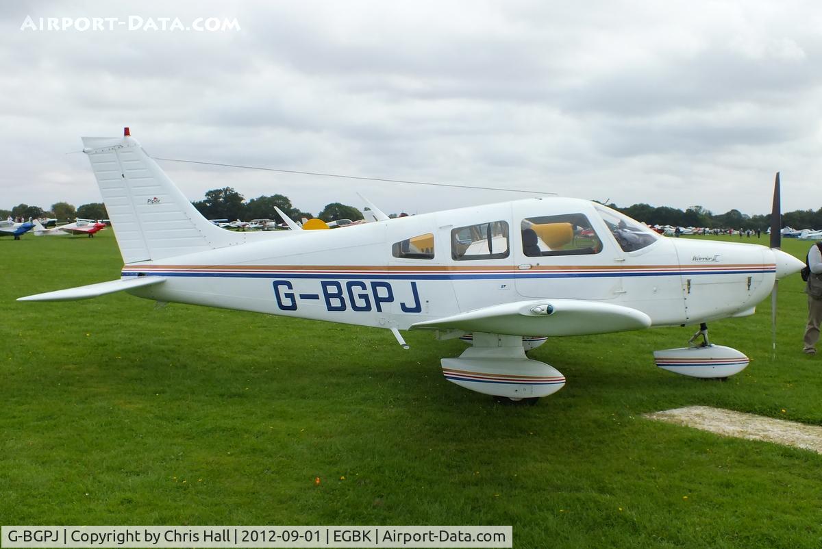 G-BGPJ, 1979 Piper PA-28-161 Cherokee Warrior II C/N 28-7916288, at the at the LAA Rally 2012, Sywell