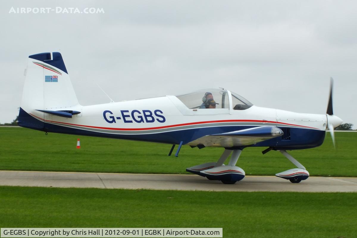 G-EGBS, 2005 Vans RV-9A C/N PFA 320-14234, at the at the LAA Rally 2012, Sywell